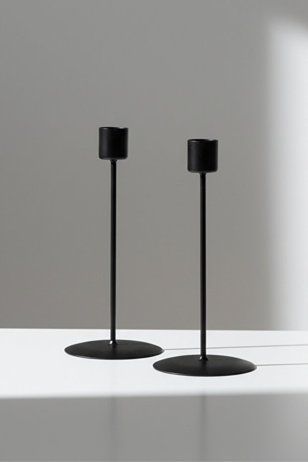 Metal Şamdan 2’li Set - 2