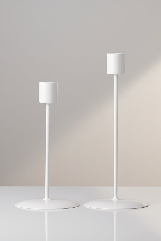 Metal Şamdan 2’li Set - 2