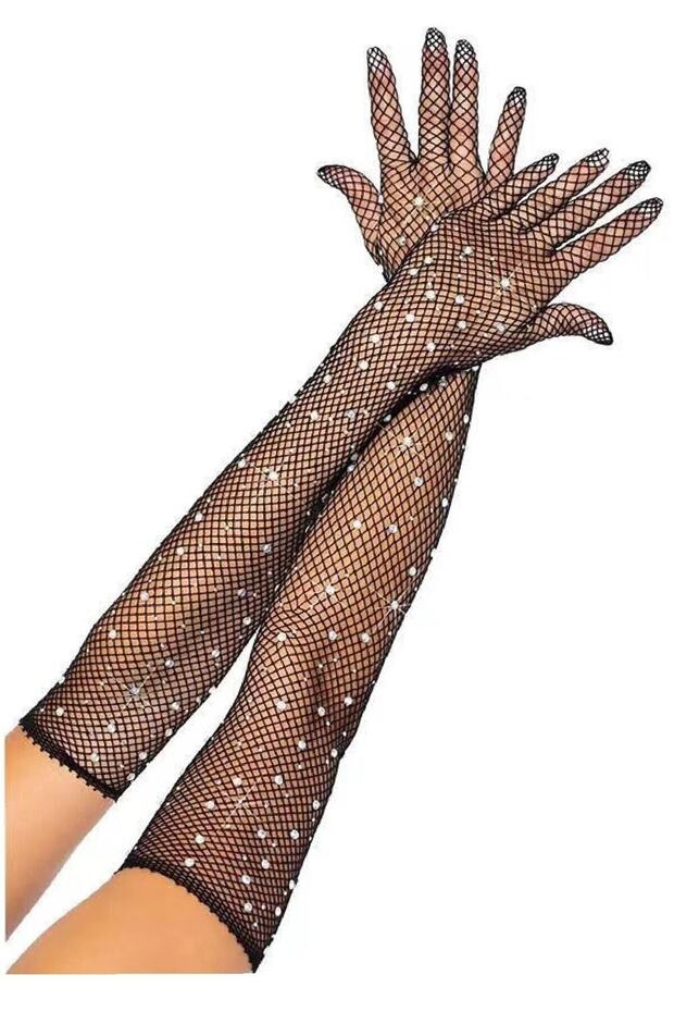 LİLİTH İNSİDE Taşlı Uzun Eldiven - 5