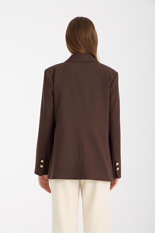 Oversize Blazer Ceket - 5