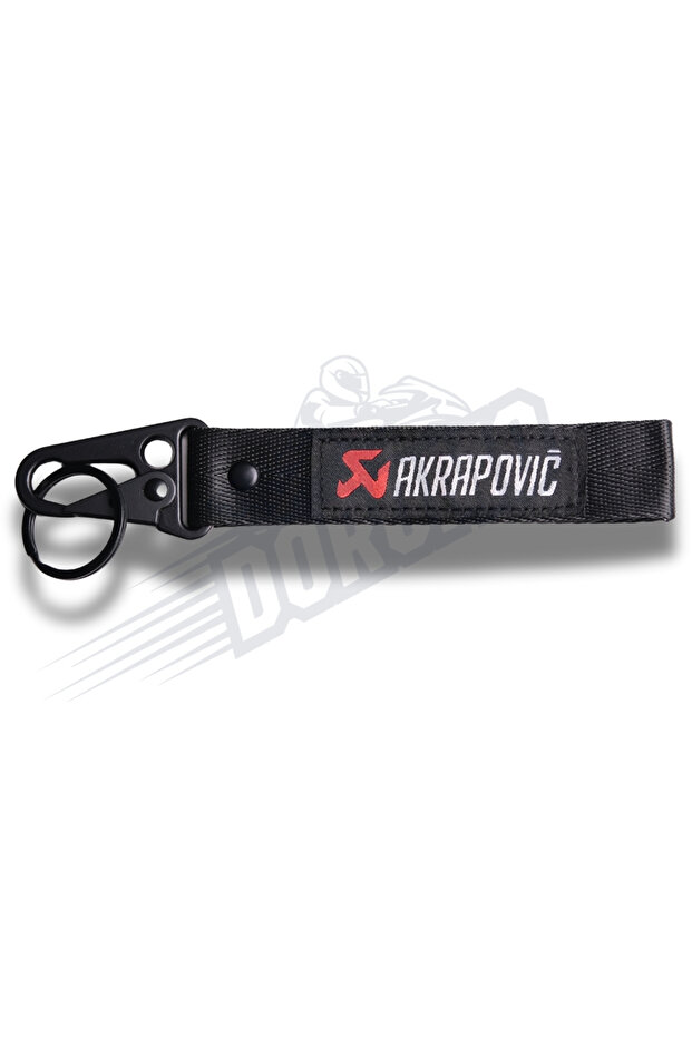 Akrapovic Keychain Black