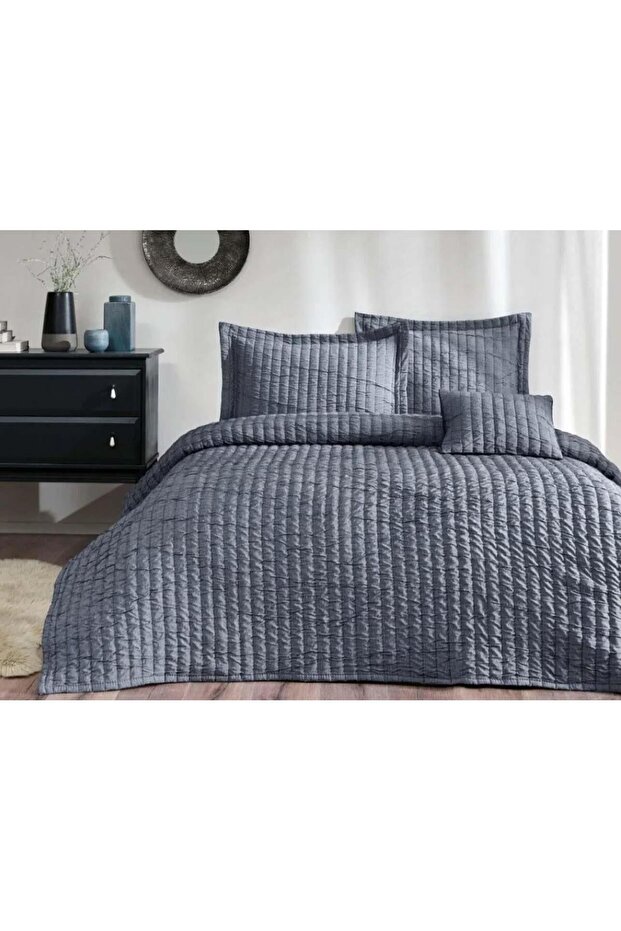 غطاء سرير ماكيوت إنديجو لسرير فردي - 1