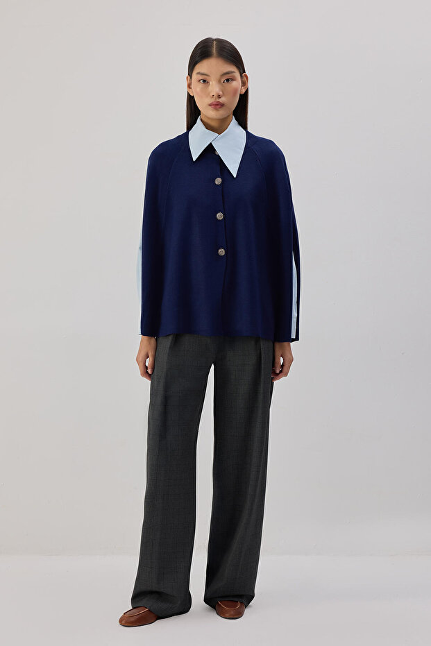 OVERSIZE TRİKO PANÇO - 4