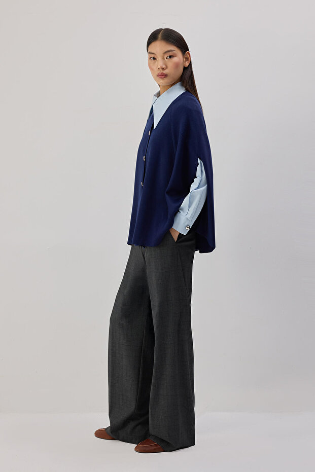 OVERSIZE TRİKO PANÇO - 5