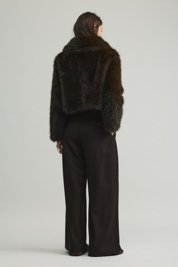 Kumaş pensli pantolon - 5