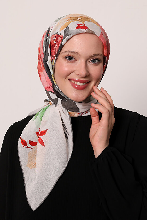 Dream Flower Pattern Summer Scarf