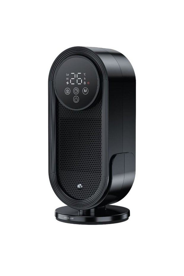 Lite Heater with Remote, 1500W, 3s Fast Heat, 10 m², Child Lock - Black