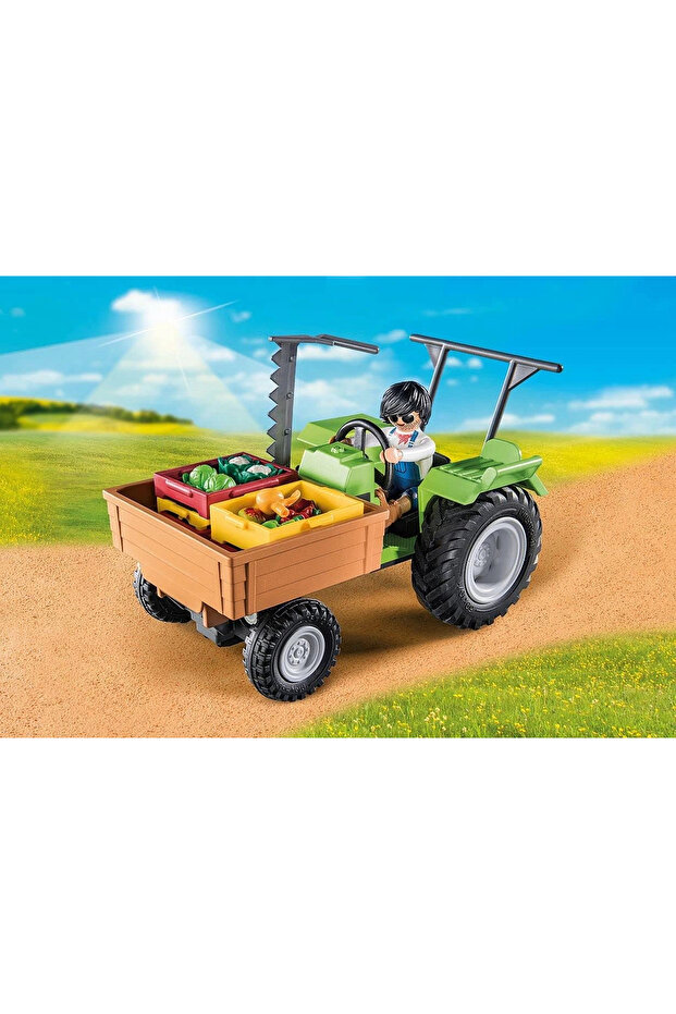 - Traktör Cu Remorca Si Muncitor - 4