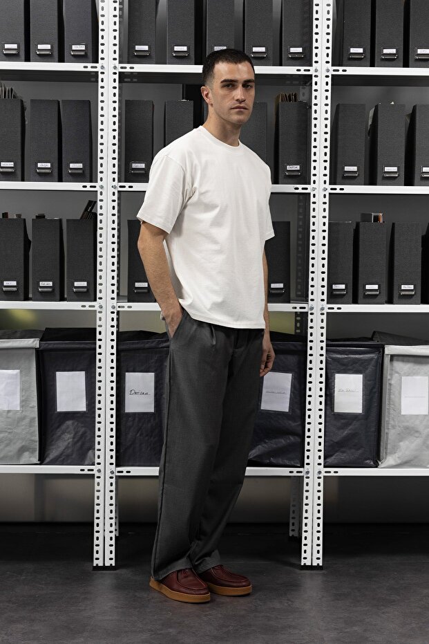 تي شيرت أساسي كبير الحجم - 1