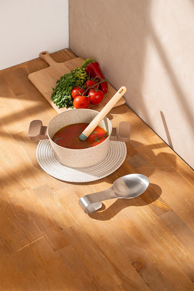 Rustik Çelik Kaşık Altlığı - 2