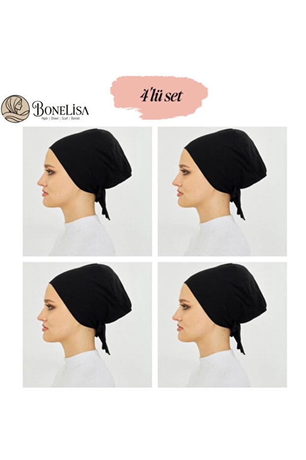 Seamless 4-Pack of Bonnets