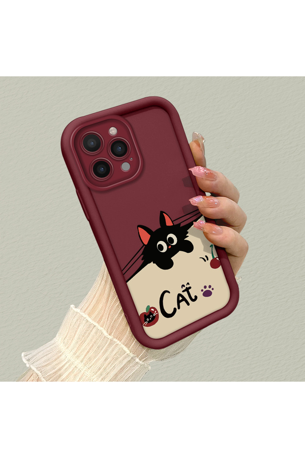 Fashion Eyes Anti-Drop Soft Silicone Phone Case Compatible with iPhone 16 Pro Max