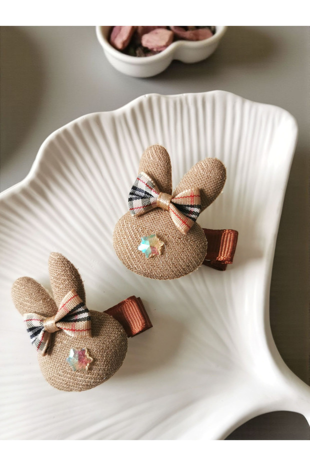 Brown Bunny Clamp Buckle for Children