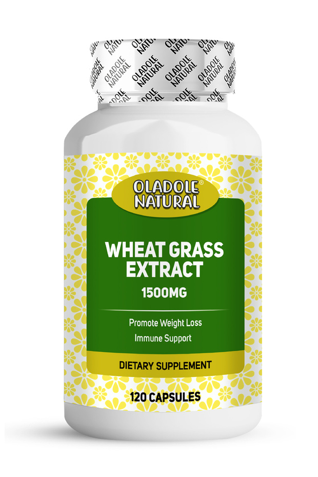 Wheat Grass 1000 mg, 120 Capsules