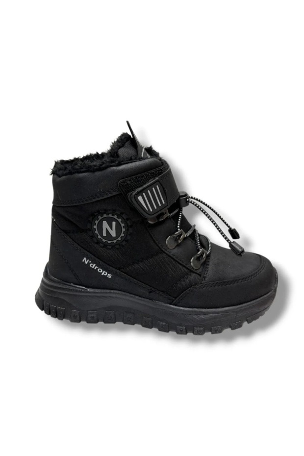 Ndrops Non-Slip Boots for Boys with Fur Inside and Cleats