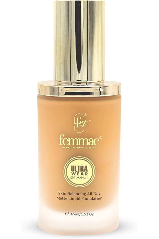 Femmac Ultra Wear Skin Balancing All Day Matte Liquid Foundation (120N NATURAL)