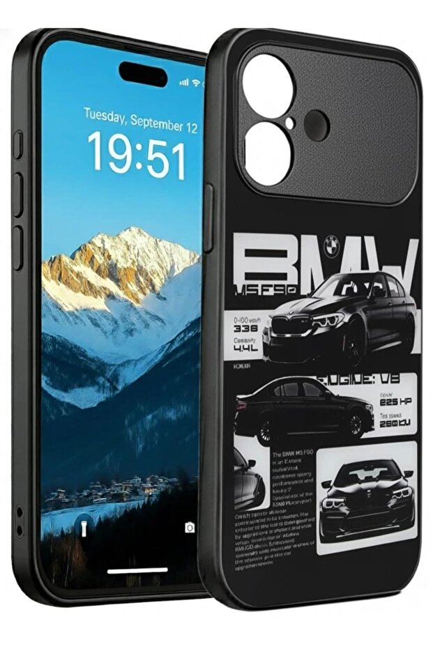 iPhone 17 Pro Case Shockproof TPU Slim Cover with Anti-Slip Grip & Camera Protection – BMW