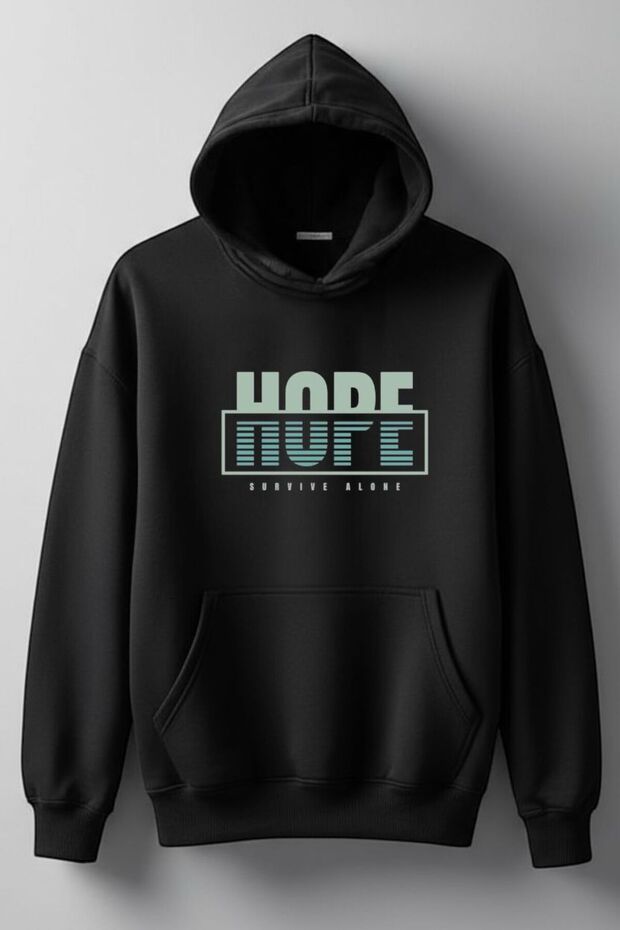 New Season Digital Printed 3 Thread Cotton Hooded Sweatshirt