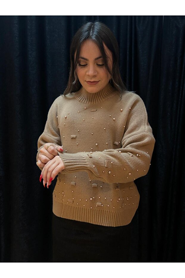 inci işlemeli kazak - 3