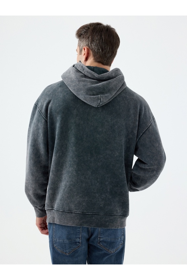 Oversize Erkek Sweatshirt - 3