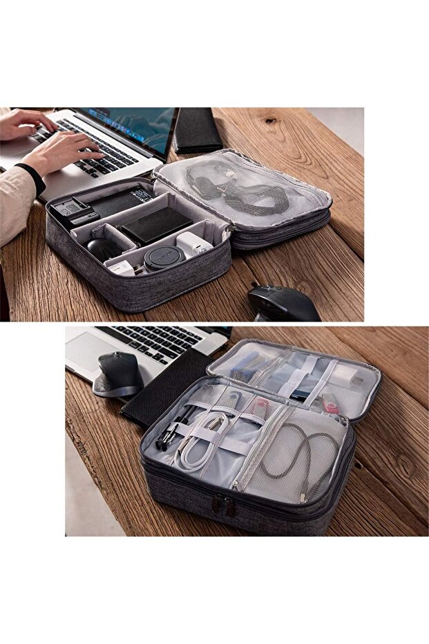 Universal Cable Organizer Bag - Black