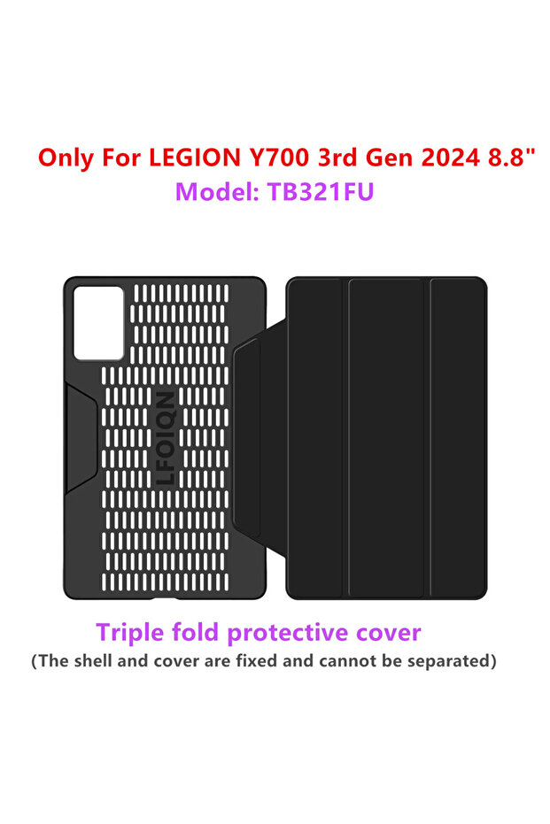 8.8 Inch Y700 Gen 3 TB321FU For LEGION Y700 2026 Case 3rd 4th 5th Generation 8.8" TB323FU TB322FC T
