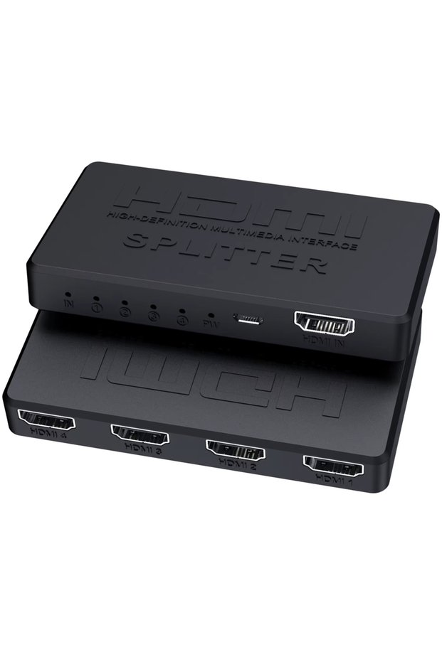 1 in 4 out 4K 2K HDMI Splitter 1 in 4 out 4x1 HDMI Switch HDMI-compatible Adapter HDTV 1080P Video S