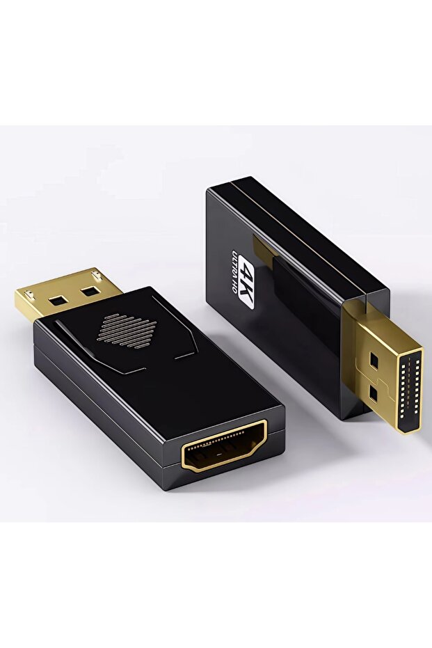 4K-1pcs DisplayPort to HDMI Adapter 4K, DP to HDMI-Compatible Converter for PC & Laptop – Supports U