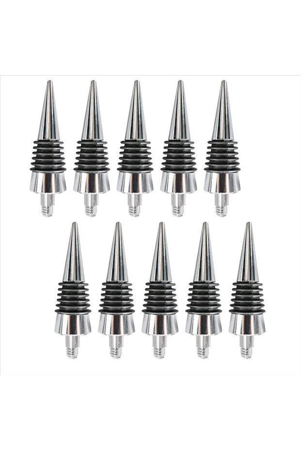 10 pcs 10 Pcs Thread Wine Bottles Metal Stoppers Set,Blank Bottles Stopper Gifts for Wedding Wine Pa