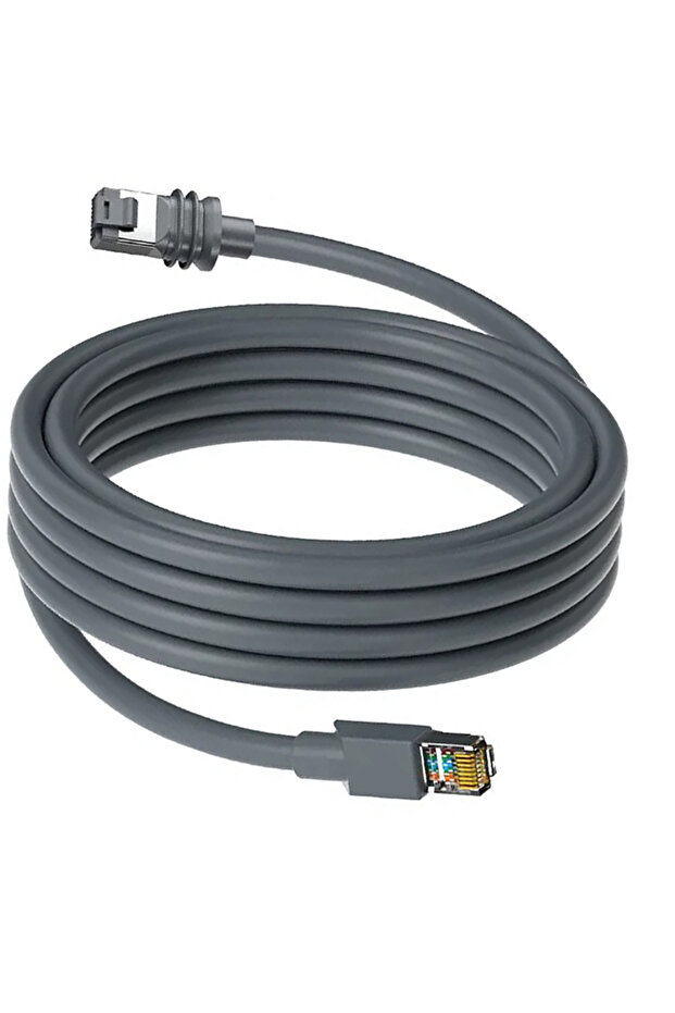 2M 6.55FT Dark Grey Ethernet Cable for Starlink Mini to RJ45 Replacement Waterproof Cord for Star L