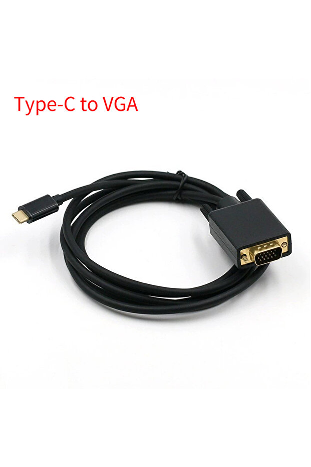 Type-C to VGA Type-C/DP To VGA Adapter Aluminum Alloy USB 3.1 Type-C To VGA Adapter Cable 10Gbps HD