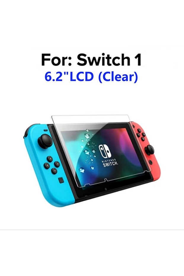 1 قطعة لجهاز Switch 1 1-3 قطع واقي شاشة سهل التركيب لجهاز Switch 2 لحماية وحدة التحكم في الألعاب HD Tem