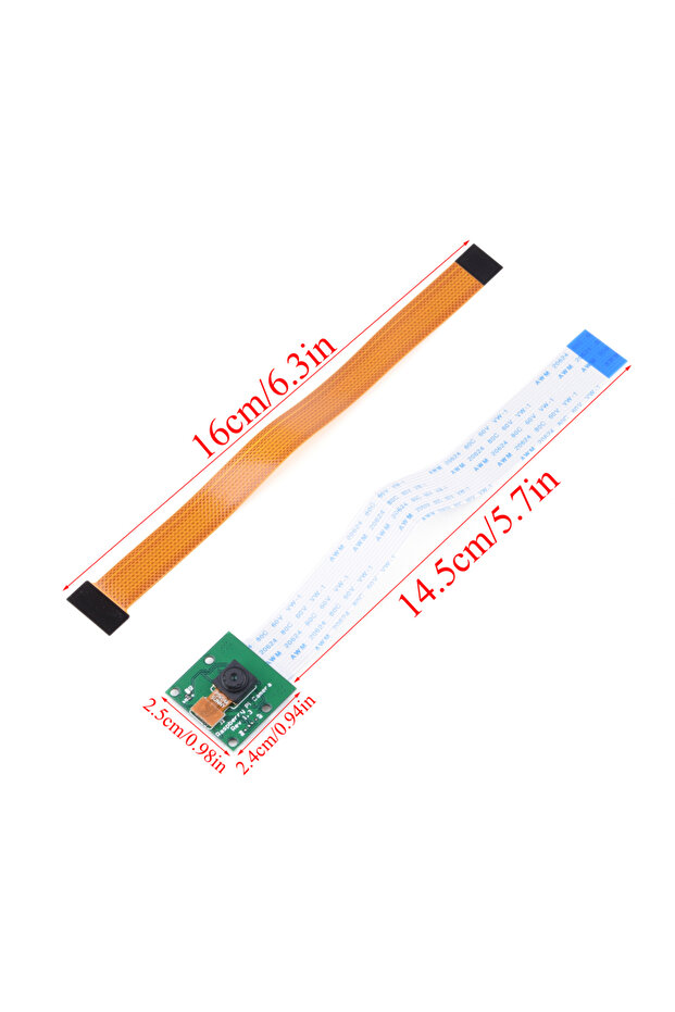 Raspberry Pi 5 Camera Module 5MP Webcam For Raspberry Pi 5 4B 3B+ 2B Zero W With Replaceable Dedi... - 3