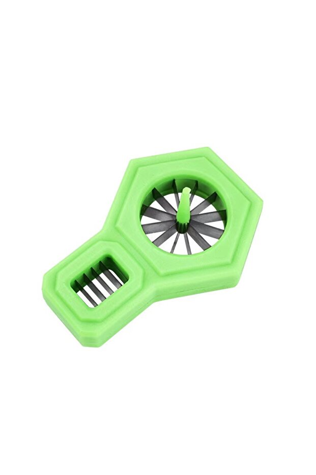 1pc-green Scallion Cutter Stainless Steel Plum Blossom Scallion Cutter Household Quick Scallion Wire