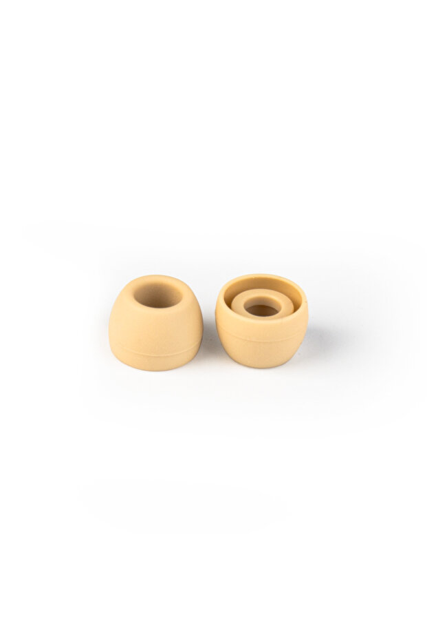 Coffee 1pair XS KBEAR Coffee Eartips (S/M/L/XS) Soft Silicone Replacement Eartips Coffee Clear Earbu