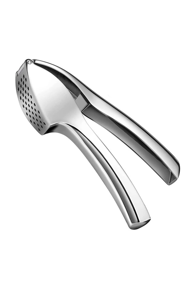 1pcs Garlic Press Manually Mashed Garlic Crusher Machine Handheld Ergonomic Grip Anti-Rust Cooking G