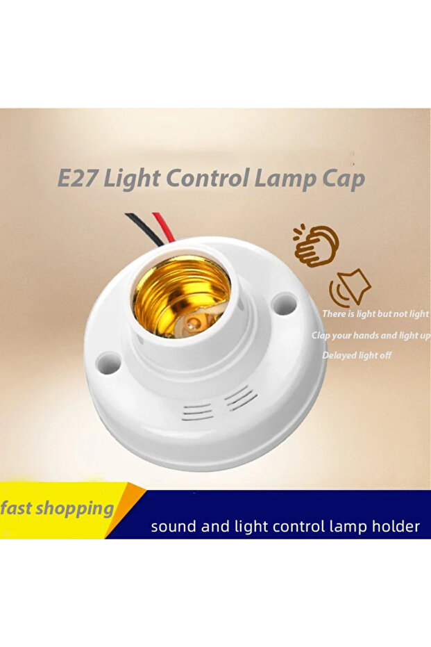 1PCS Round E27 LED Bulb Screw Cap Socket Plastic LED Light Fixing Holder Converter White Socket Adap
