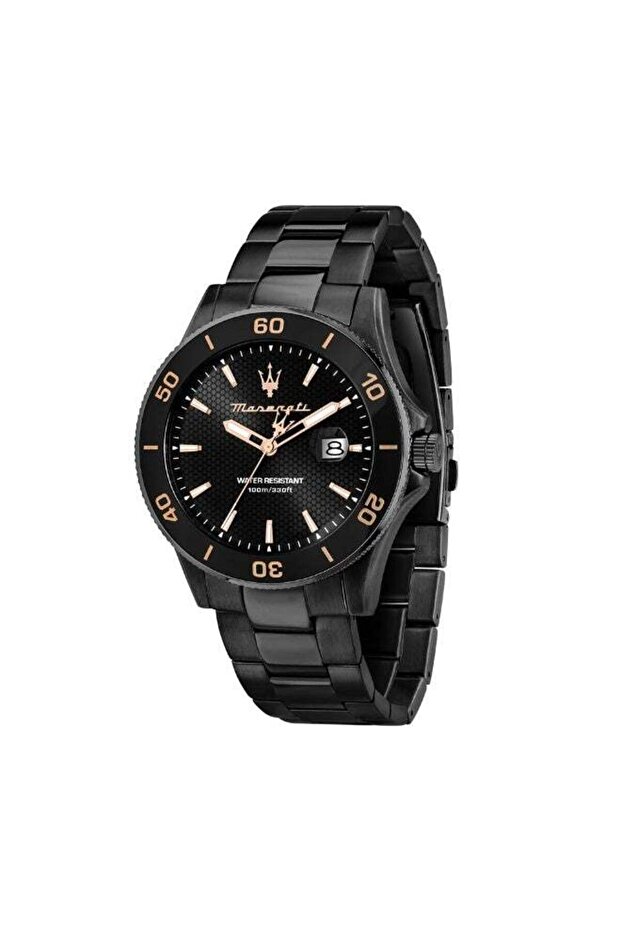 Competizione Men's Analog Quartz Black Stainless Steel Watch R8853100035