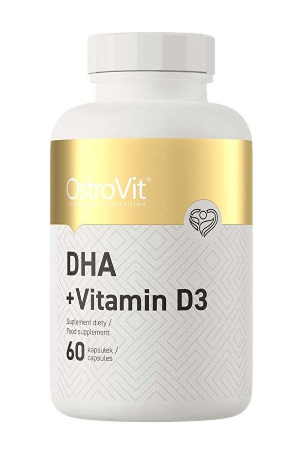 DHA+Vitamin D3 60 Capsules 30 Servings 80g