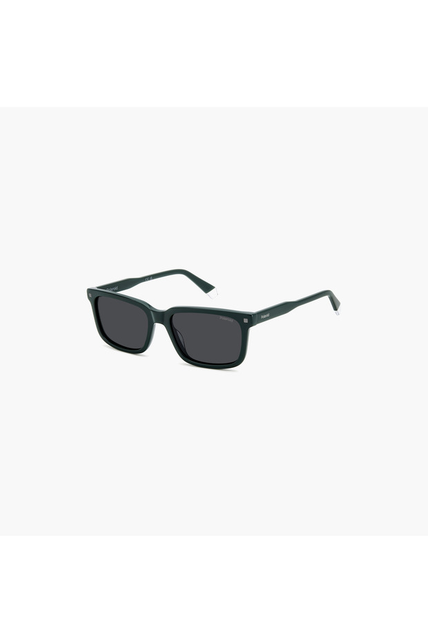 Men's Polarized 55MM Grey Rectangle Sunglasses - 2073801ED55M9
