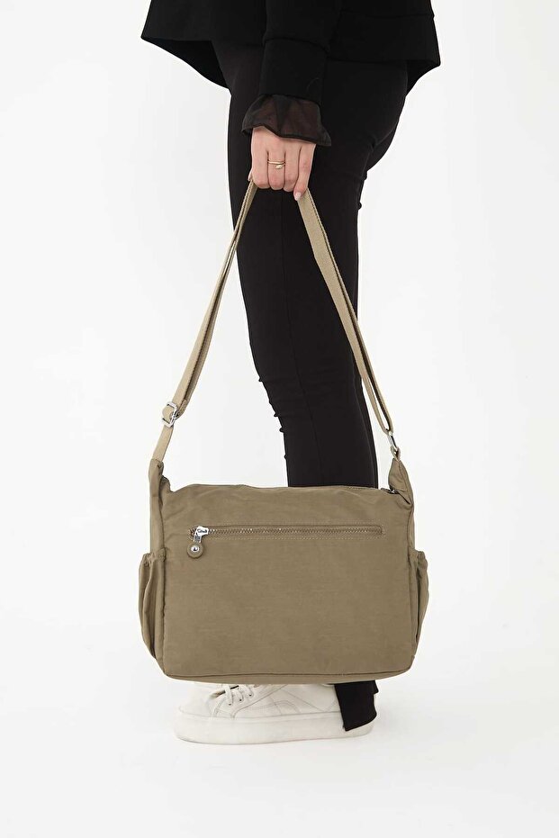 حقيبة كتف مجعدة - 2