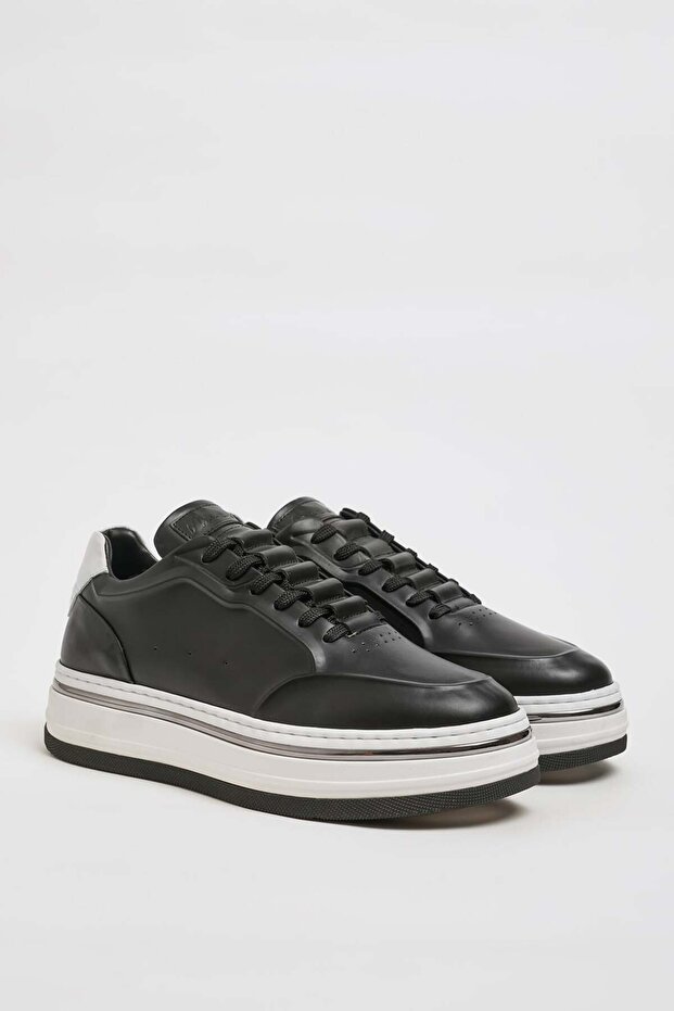 Danilo Model Imported Sole Natural Leather Sneaker Shoes