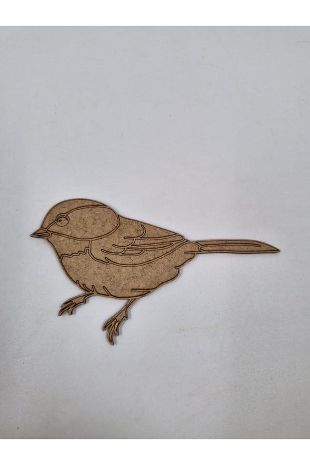 10 Pieces Cute Bird Wooden Painting School DIY Activity Art 15 cm