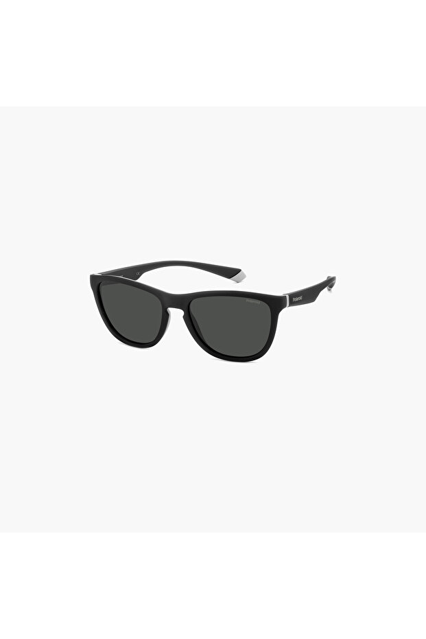 Polarized 56 MM Grey Rectangle Sunglasses