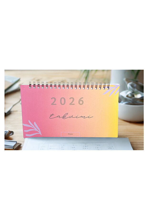 2026 Masaüstü Spiralli Takvim - 2