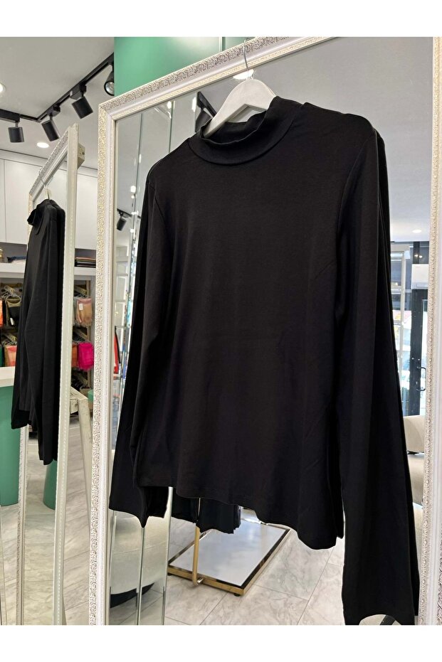 Nurgün Body with Finger Holes - Black - S