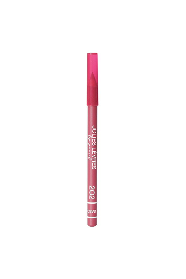 Jolies Levres Lip Liner 202 Cool Dark Rose - Precise Definition & Long-Lasting Wear