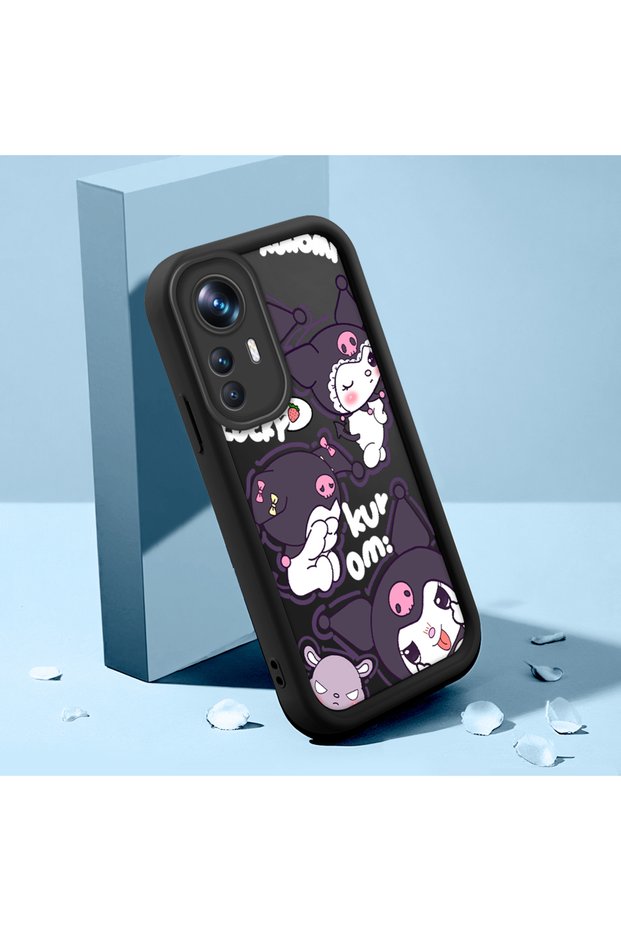 Xiaomi Mi 12t Compatible Black Silicone Animation Pattern High Impact Protection Phone Case