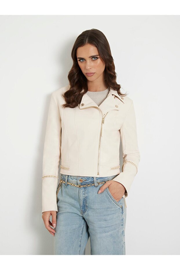 ALICE CHAIN CROPPED CEKET - 1