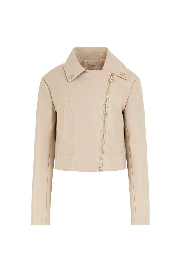 Clemence Kadın Biker Ceket - 4